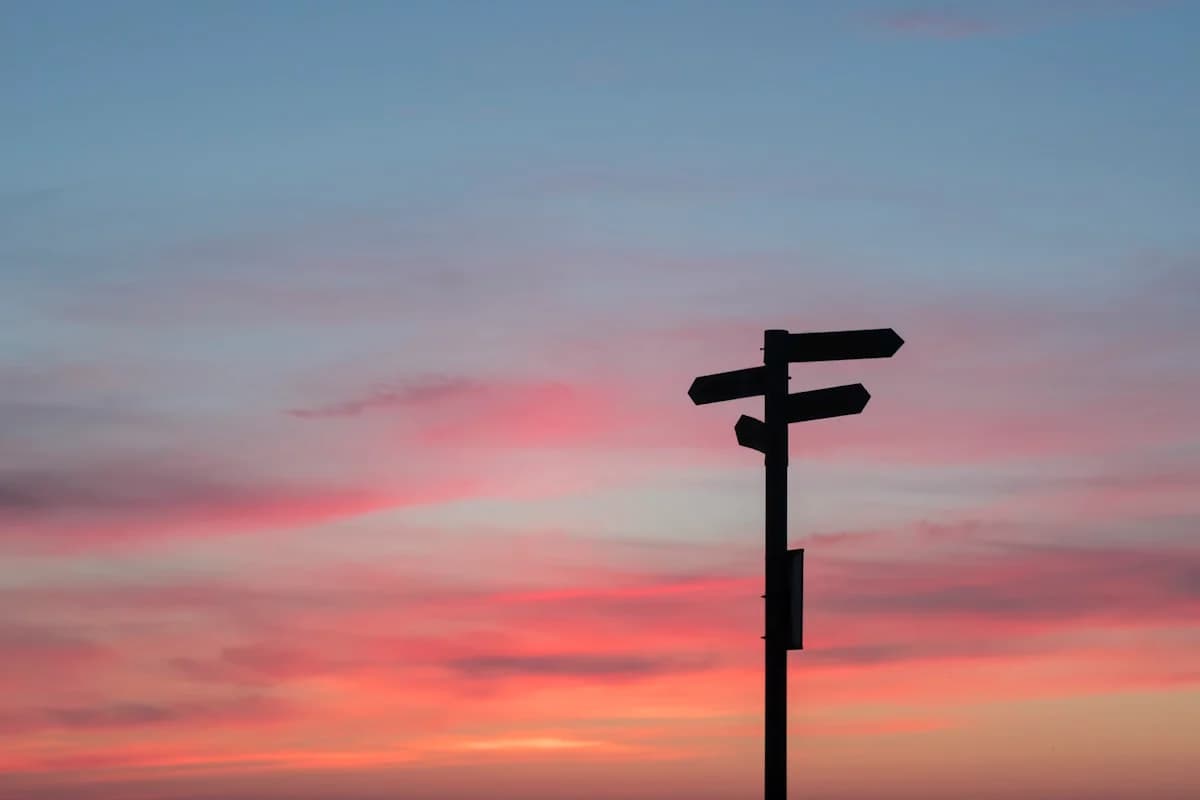Silhouette of a person walking away from an airplane