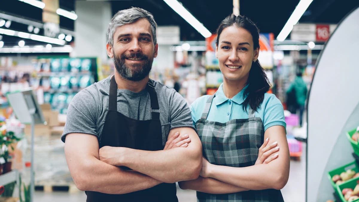 Supermarkets HR software interface